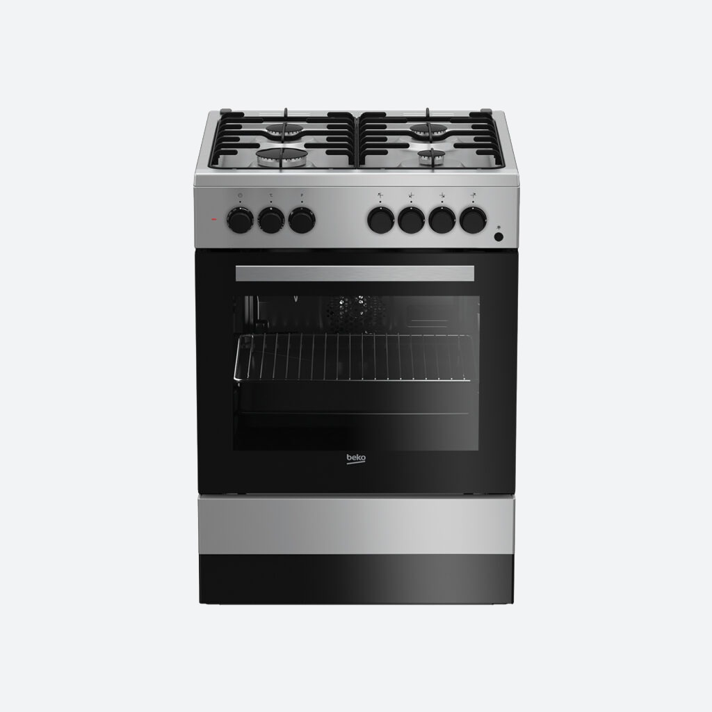 BEKO COOKER 4 GAS BURNERS FSET62111GSS